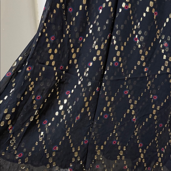 A.L.C.x Barney’s Samantha Deep-V Long-Sleeve Silk Midi Dress Size 6 - Picture 14 of 14